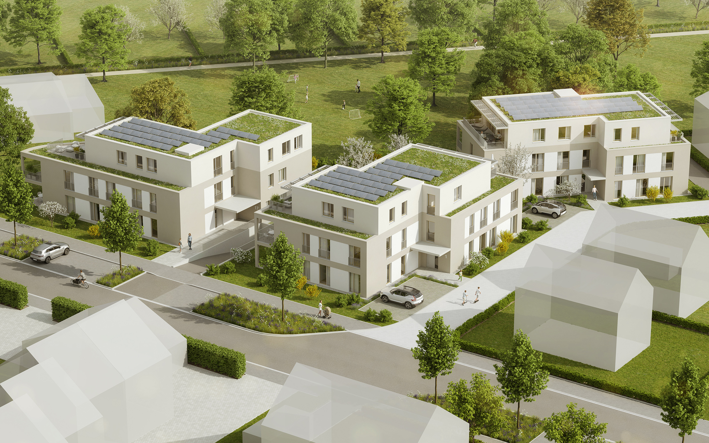 Wohnbebauung 'Stöcke Nord_ in Baden-Baden, Sandweier